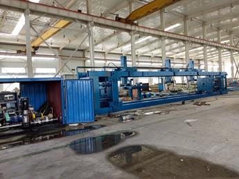 出口科威特玻璃鋼管水壓試驗(yàn)機(jī)調(diào)試出貨圖片6